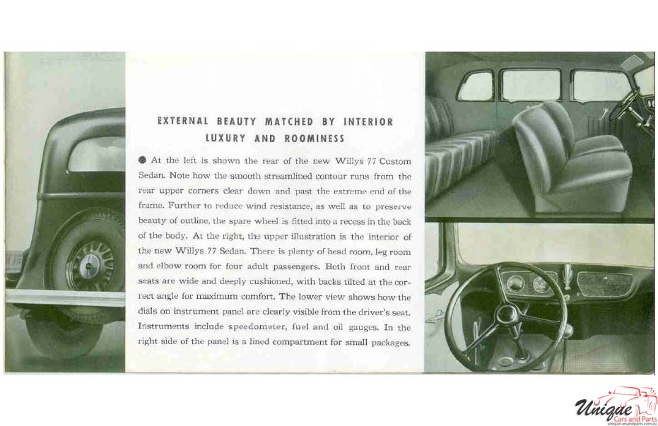 1933 Willys 77 Brochure Page 13